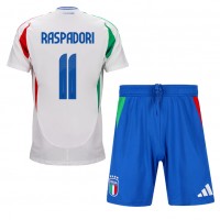 Camisa de time de futebol Itália Giacomo Raspadori #11 Replicas 2º Equipamento Infantil Europeu 2024 Manga Curta (+ Calças curtas)